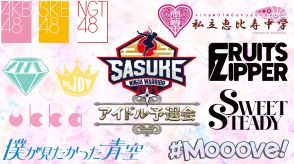 『SASUKE』初の“女性アイドル予選会”有観客で開催　AKB48、SKE48、NGT48、エビ中、≠ME、FRUITS ZIPPER、僕青ら12組から運動自慢が参戦