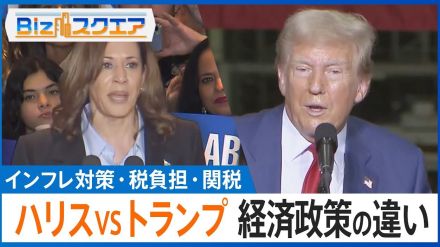 「誰もが成功するチャンスを」「アメリカを再び偉大な国に」ハリス氏とトランプ氏　経済政策の方向性はどう違うのか【Bizスクエア】