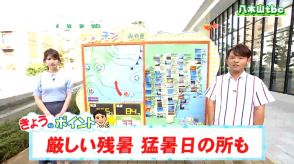 「曇りや晴れの一方、局地的な雷雨のおそれも　最高気温は35度に達する所もあり猛暑日へ」tbc気象台　11日