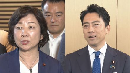 【速報】自民党総裁選　野田聖子元総務大臣が出馬断念し小泉進次郎元環境大臣の推薦人に