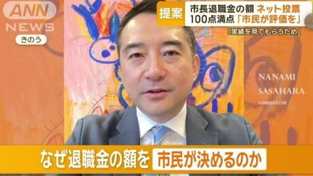 市長退職金の額　ネット投票を提案　100点満点で「市民が評価を」　茨城・つくば市