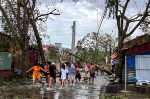 東南アジアの台風死者150人超　ハノイで洪水、被害拡大の恐れ