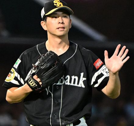 ソフトバンク大関友久が7回2失点で自己最多8勝目　前回までの3試合はリードでマウンド降りるも白星付かず