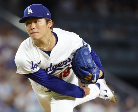 MLB　山本由伸、87日ぶり復活ピッチ　157・6キロ　ドジャース先発陣の救世主