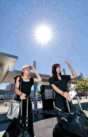 連日の猛暑日、小松36.1度県内、熱中症11人搬送　