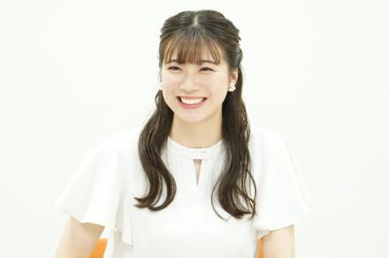 ＜カンテレ田中友梨奈アナ＞新人アナ、入社後のグルメロケで「6キロ太りました」　中高は陸上部、エレクトーンは17年