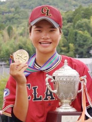 全国女子硬式野球優勝、高校１年・桝田さん（岐阜出身）投手で奮闘　目標は小野寺佳奈選手