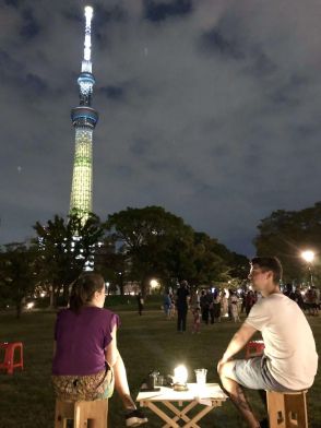 隅田公園で中秋の名月を楽しむ「月見夜会」　フルムーンDJや屋台も