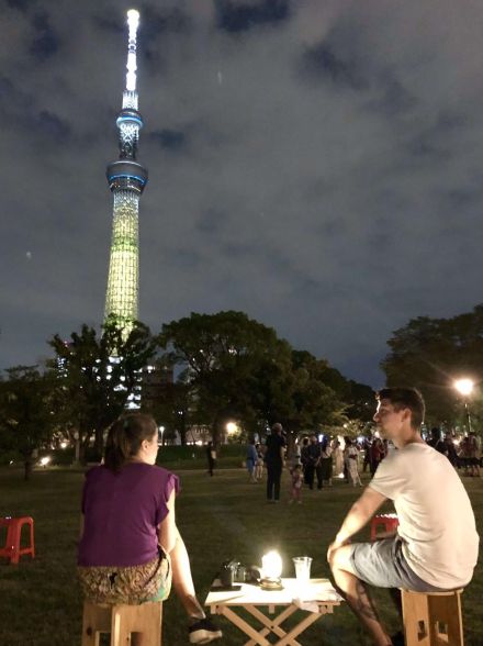 隅田公園で中秋の名月を楽しむ「月見夜会」　フルムーンDJや屋台も