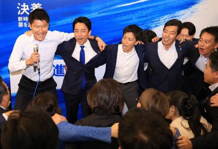 小泉進次郎氏が総裁選出陣式　国会議員30人超出席、野田聖子氏や岸田首相側近の姿も