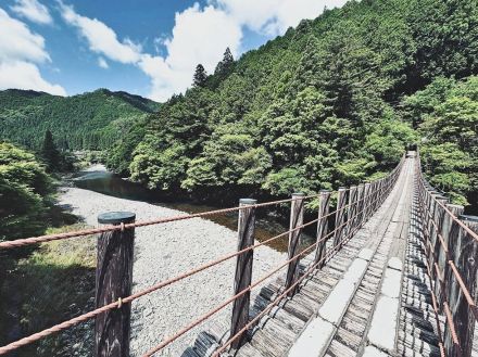 つり橋巡りはいかが　和歌山県田辺市で大学生が旅行商品開発に挑む