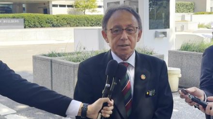 米大学で講演・意見交換　玉城知事「地域外交で緊張緩和を」