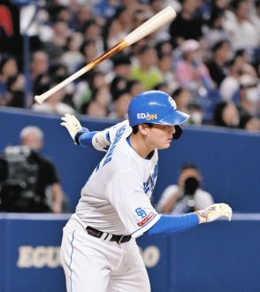 中日、石川昂弥の2点打で逆転！満塁のチャンスでフォークに食らいつきレフト前へ 3打席連続安打で今季3度目猛打賞