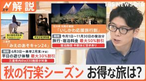 今年の秋は3連休が4回! 紅葉予想マップ 見ごろは? 自治体の旅行支援でお得な旅も【Nスタ解説】