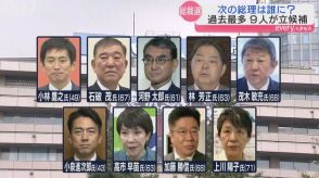 【自民党総裁選】過去最多の9人が立候補 熊本選出の国会議員はどの候補を支持?