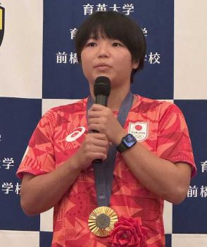 【レスリング】パリ五輪で金メダルの桜井つぐみ　引退示唆「続けるかどうか…決まっていない」