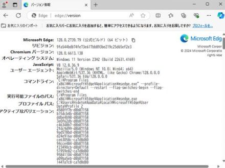 「Chromium」の脆弱性に対処した「Microsoft Edge」v128.0.2739.79