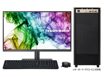 TSUKUMO、プロ向けGPU+Ryzen 9000搭載のデスクトップPC