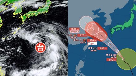 【台風情報】台風13号　金曜午前までは当初予想ほど発達せず “上層の寒気伴う低気圧” の影響か…今後は次第に発達しながら奄美を通過へ　気象庁・アメリカ・ヨーロッパ進路予想比較【3連休の雨・風シミュレーション】