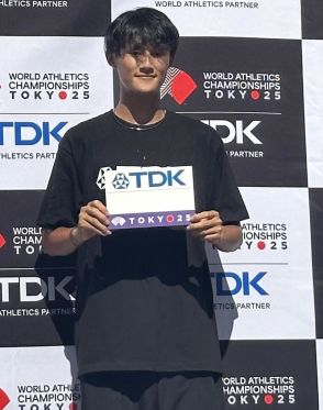 男子２００Ｍの鵜沢飛羽がＴＤＫのアスリートアンバサダーに就任「日本人初の１９秒台に入る」…東京世界陸上１年前