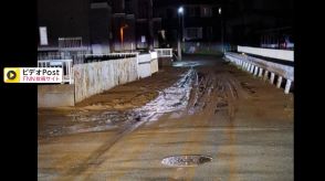 【独自】雨のたび道路に大量の土砂「衛生的によくない。生臭い」住民不安…造園会社の土が土留め対策なしで流出　栃木・宇都宮市