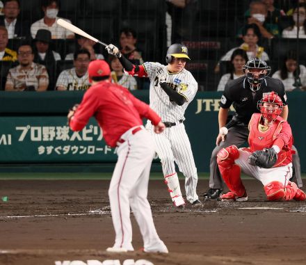 【阪神】高橋遥人の３年ぶり安打に甲子園の虎党大歓声　２回に同点へつなげる内野安打放つ　