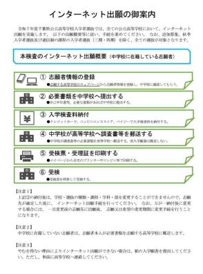 【高校受験2025】千葉県公立高、全校に「ネット出願」導入