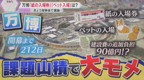 【大モメ】万博まで7か月も課題山積…3つの懸案「紙の入場券」「ペットの入場」「建設費の追加負担」