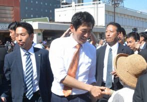 総裁選挑戦の小林鷹之氏、地元・千葉で街頭演説「自民生まれ変わる」