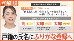 “キラキラネーム”が事実上制限に? 「改正戸籍法」が2025年5月施工 全国民が戸籍の氏名にふりがな登録へ【Nスタ解説】