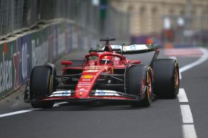 ルクレールが初日最速！　“市街地キング”ペレスに復調の兆し。角田裕毅11番手｜F1アゼルバイジャンGP FP2