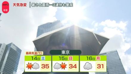 暑さと雷雨　夏フェスで「風ないと“滝汗”」　ワイパー間に合わないほどの大雨も