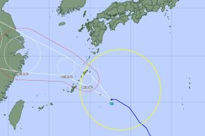 台風13号、大東島地方に暴風警報　最接近へ　本島北部は午後暴風か（14日午前3時現在）