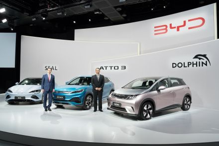 中国EV「BYD」 、1‐8月の日本累計販売台数は1484台　前年比112％増