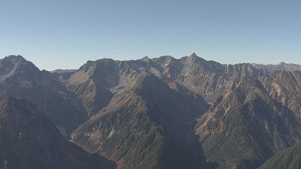 北アルプス北穂高岳で愛知の男性救助　山小屋に到着も「肉離れ」で下山が難しく救助要請