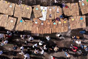 【今日の1枚】行方不明の家族、共に行進 メキシコ