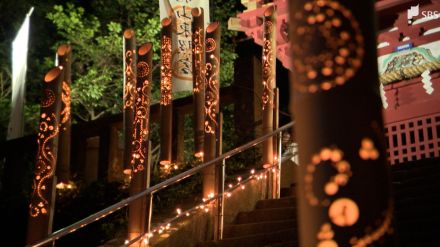 「夜の神社をなかなか見る機会ない」久能山東照宮で夜の特別拝観