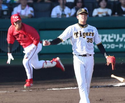 自身4連勝中の阪神・才木が6回4失点で降板