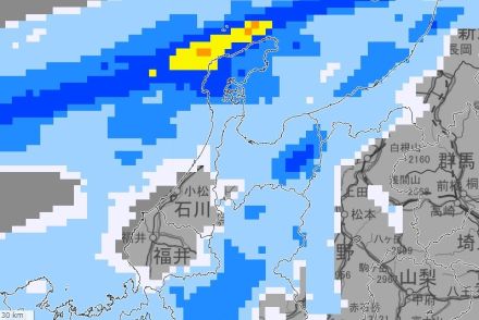 【北陸　大雨情報】前線が北陸地方に南下する見込み　朝から雷を伴って“バケツをひっくり返したような激しい雨”が降る所も…警報級の大雨となる可能性