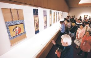 江戸絵画の秀作競演　富山県水墨美術館で「摘水軒コレクション」展開幕