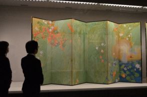 華麗な花鳥画の色彩美　生誕140年、石崎光瑤の特別展　京都