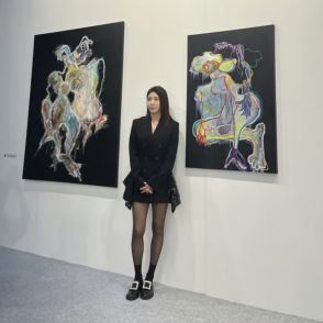 画家に変身した韓流女優、グローバルアートフェアに初出品、完売