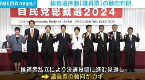 自民党総裁選序盤 「議員票」の動向判明