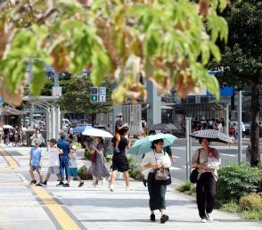 9月中旬なのに35・7度、広島市中区　過去最も遅い「猛暑日」