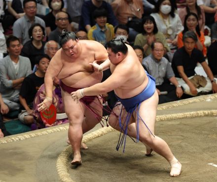 大の里が全勝で、単独トップを守る　霧島も１敗堅守で追走　２敗は琴桜ら７人に