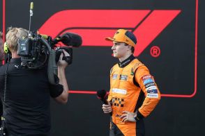 【順位：F1アゼルバイジャンGP】ピアストリ圧巻の勝利！マクラーレンがレッドブルから首位奪取、ペレスとサインツ衝撃クラッシュ　角田リタイア