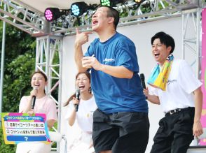 Ｄａｉｉｃｈｉ―ＴＶ「まるごと」イベント　コットンご当地・静岡ネタで爆笑誘う