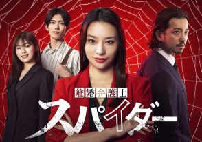 高橋メアリージュン主演『離婚弁護士 スパイダー』メインビジュアル公開　市川由衣、モグライダー芝大輔ら各話ゲストも一挙解禁