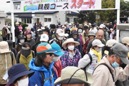 北方領土までの距離完歩　根室歩こう会に477人