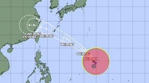 【台風情報】大型の台風14号発生　気象庁の予想進路詳しく　秋雨前線を刺激し大雨のおそれ